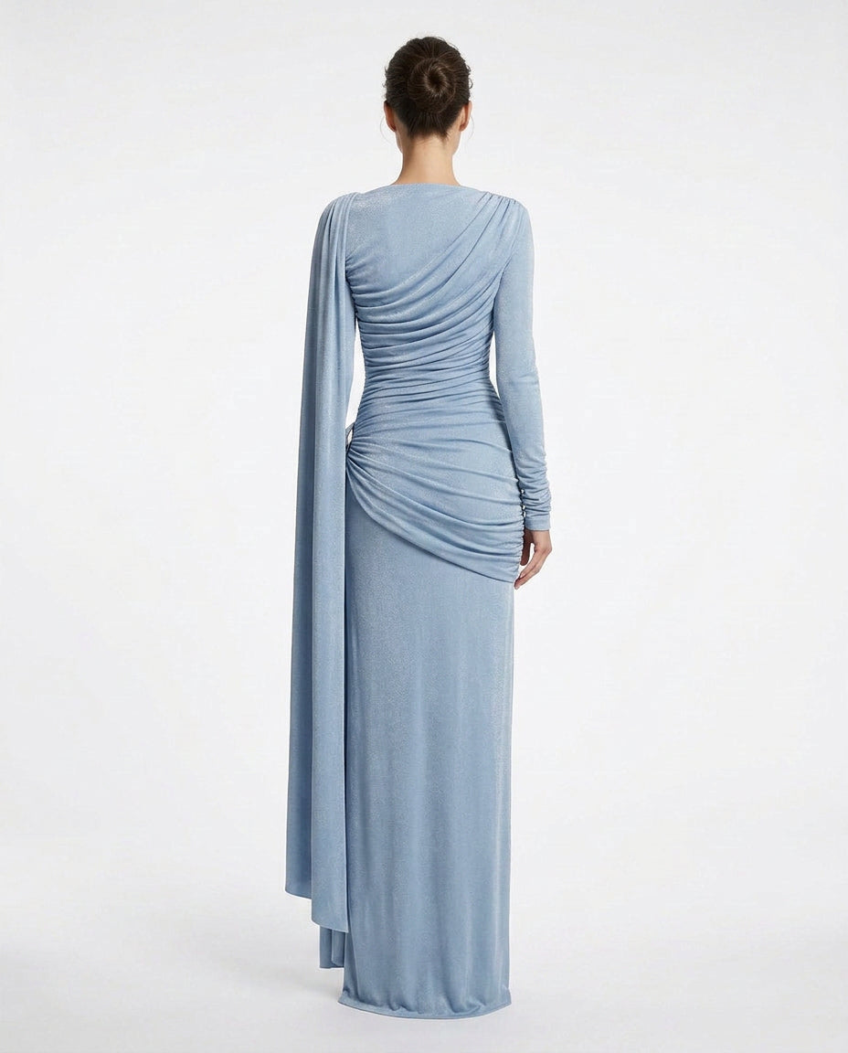 Robe drapée Célestia
